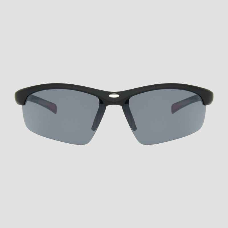 Men&#39;s Browline Wrap Sport Sunglasses - All In Motion&#8482;  Black, 1 of 4