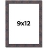 PosterPalooza | Photo Size Slim Profile Brown Frame - UV Acrylic, Foam Board Backing, Hanging Hardware - 2 of 4