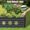 NAYSAYE Galvanized Raised Garden Bed Large Outdoor Metal Planter Box for Vegetables Fruits and Flowers, Gray, 94.49"*47.25"*17.72" - 4 of 4
