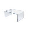 Azar Displays Clear Acrylic Riser Pedestal Display 6"W x 4"D x 3"H, 4-Pack - image 2 of 3