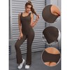 INSPIRE CHIC 3 Pcs Women's Hollow Back One Piece Long Workout Fitness Full Body Shapers - 3 of 4