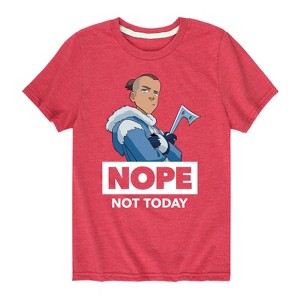 Boys' - Avatar: The Last Airbender - Sokka Nope Not Today Short Sleeve Graphic T-Shirt - 1 of 4