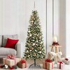 vidaXL Artificial Christmas Tree with 300 LEDs Green 76 x 76 x 180 cm - 2 of 4
