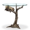 SPI Home Sleepy Bear End Table – Whimsical Metal Woodland Furniture with Sculpted Animal Base - 2 of 3