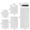 BAGOKIE 5 Piece Memory Foam Bathroom Rug Set - 2 of 4
