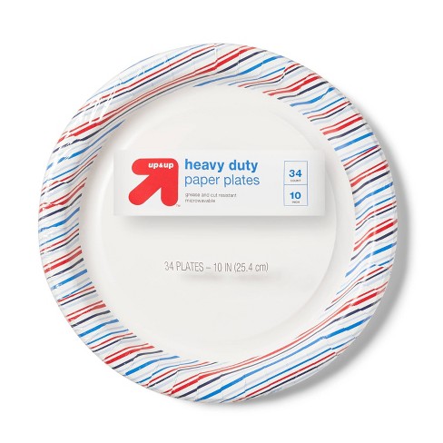 Disposable Plates - Red/White/Blue - 34ct - up & up™ - image 1 of 3
