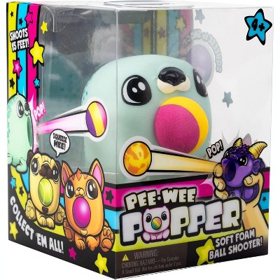 Hog Wild Pee Wee Seal Ball Popper Toy - w 4 Soft Foam Balls - Squeeze to Pop Balls Up to 15 Feet - Great Gift for Kids, Boys & Girls