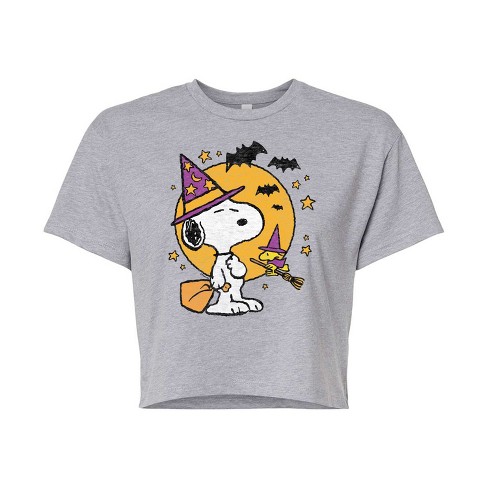 Women's - Peanuts -  Cropped Graphic T-Shirt - image 1 of 4