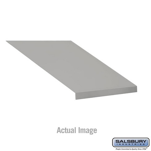 Salsbury Industries In-Line Sloping Hood Filler Color: Gray, Size: 1" H x 15" W x 15" D - image 1 of 3