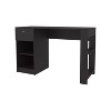 Vynxaria Computer Desk with Drawer & Open Storage Shelves, Minimalist Workstation for Home Office - 2 of 4