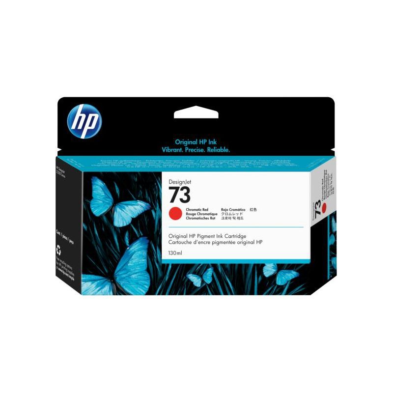 HP Inc. 73 130-ml Chromatic Red DesignJet Ink Cartridge, CD951A, 2 of 5