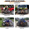 Coucheta Motorcycle Carrier, 2-Bike Steel Motorcycle Hitch Mount&Ramp, Dirt Bike Trailer Hauler,&Straps&Stabilizer, for Car, Truck&2" Hitch Receiver - 3 of 4