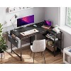 ODK 40 Inch Small L Shaped Gaming Computer Desk with Power Outlets - 3 of 3
