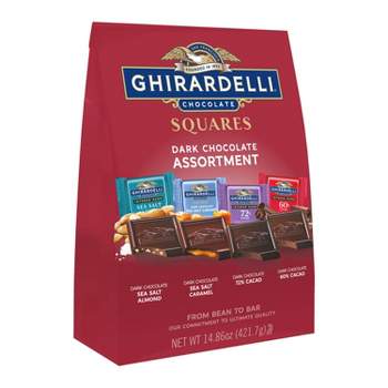 Ghirardelli Premium Dark Assortment Chocolate Candy  Squares - 14.86oz