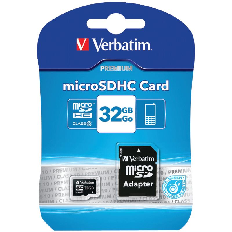 Verbatim® Classs 10 microSDHC™ Card with Adapter, 3 of 5