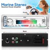Bluetooth Marine Stereo Receiver for Streaming with AM/FM, USB, AUX, SD Card Reader, 4x25W Power, Remote Control - 2 of 4
