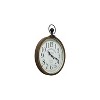 Yosemite Home Decor Kensington Station Pocket Watch Style Wall Clock - 2 of 4