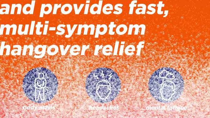Alka-Seltzer Hangover Relief Effervescent Tablets Formulated for Fast Relief of Headaches, Body Aches and Mental Fatigue - 20ct, 2 of 15, play video