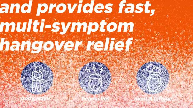 Alka-Seltzer Hangover Relief Effervescent Tablets Formulated for Fast Relief of Headaches, Body Aches and Mental Fatigue - 20ct, 2 of 15, play video