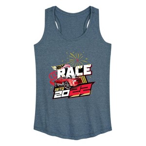 Women's - Hot Wheels - Holiday Merchandise Graphic Racerback Tank - 1 of 4