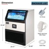 320 Lb. Daily Production Cube Clear Ice Freestanding Ice Maker - 3 of 4