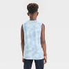 Boys' Bluey Mineral Wash Tank Top - Blue - 3 of 4