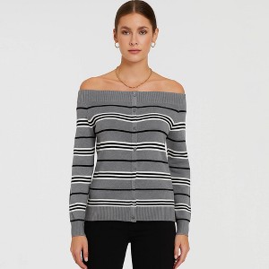 Cherie Code Women’s Soft Knit Pullover Top – Cotton‑Poly Blend, Long Sleeve Crewneck - 1 of 4