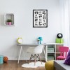 Stupell Industries Children's Dinosaur Track Chart Floating Frame Canvas Art, Black, 25" x 31" - 3 of 4