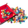 Monster Gaming 100 Dice Value Pack - 10 Multi-Colored Assorted Polyhedral Die, Compatible with Board Games- Includes D4, D6, D8, D10, D12, D20 - 3 of 4