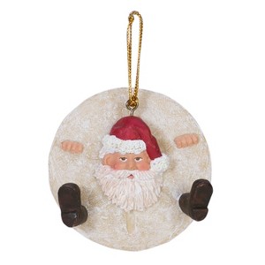 Beachcombers Sand Dollar Santa Christmas Ornament - 1 of 1