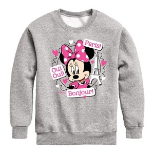 Boys' - Disney - Mickey & Friends Graphic Long Sleeve Fleece Sweatshirt - 1 of 4