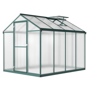 Greenhouse for Outdoors with Stable Temperature and Humidity, Aluminum Alloy Frame & Polycarbonate Panel - 1 of 4