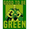 Men's Justice League St. Patrick's Day Martian Manhunter Good to be Green T-Shirt - 2 of 4