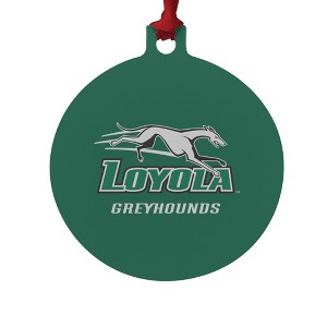 Loyola University Maryland Primary Logo Aluminum Holiday Christmas Tree Ornament - 1 of 4