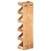 vidaXL Wine Rack for 5 Bottles Solid Acacia Wood - 3 of 4