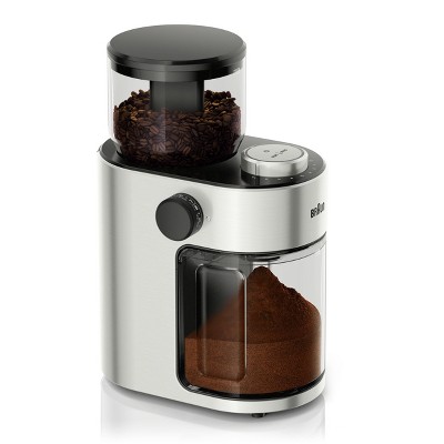 Braun FreshSet 12 Cup Burr Grinder - KG7070 - Black/Stainless Steel