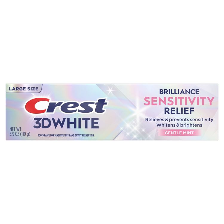 Crest 3D White Advanced Sensitivity Relief Whitening Toothpaste - 3.9oz, 2 of 14