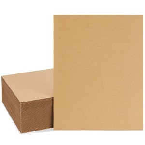 Juvale 50 Pack Corrugated Cardboard Sheets for Crafts, Shipping Essentials, Mailer Supplies, 2mm Thickness, 11 x 14 In - 1 of 4