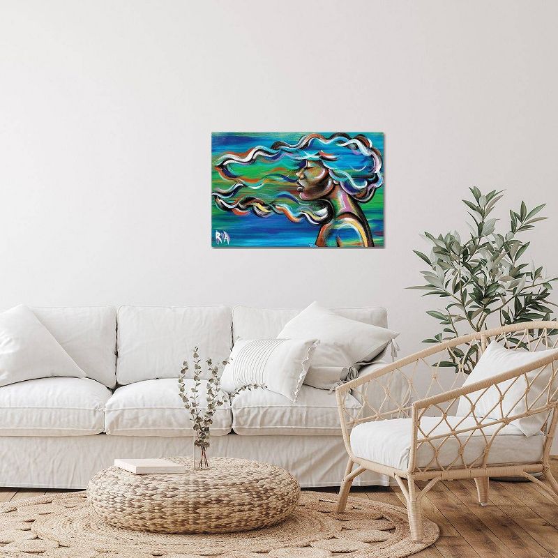 Summer Breeze....I Wish I Could Think with All The Colors of This Wind by Artist Ria Unframed Wall Canvas - iCanvas, 3 of 6