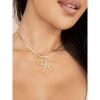 Mermaid Cove Starfish Pendant Necklace - Ettika - 2 of 2