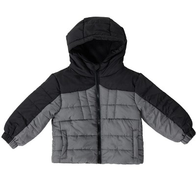 BEARPAW - Boy's Quilted Puffer Coat with Hood