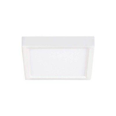 LBL Lighting 700FMLTSS4W-LED930 Lotus Square 4" LED Ceiling Flush Mount, White Finish