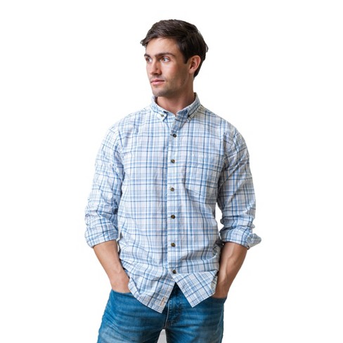 Light blue plaid store shirt