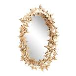 Glam Metal Butterfly Wall Mirror Gold - Olivia & May