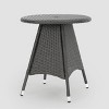 Cypress 3pc Wicker Dining Set - Gray - Christopher Knight Home - 4 of 4