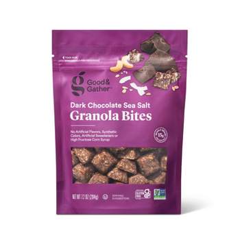 Dark Chocolate Sea Salt Granola Bites - 7.2oz - Good & Gather™