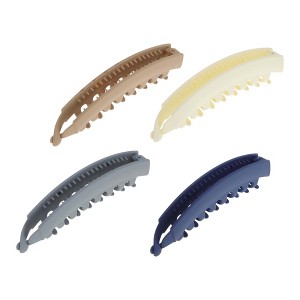 Unique Bargains Women's Fashion Banana Hair Clips 4 Pcs - 1 of 4