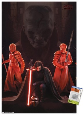 Star Wars: The Last Jedi - One Sheet Wall Poster with Push Pins, 14.725 x  22.375 