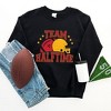Simply Sage Market Women's Graphic Sweatshirt Team Halftime Distressed - Red - 3 of 4