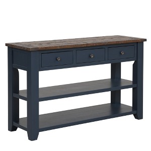 NicBex 48.82''Console Table with 3 Drawers Modern Side Table with 2-layer Open Storage Shelf for Entryway,Living Room - 1 of 4